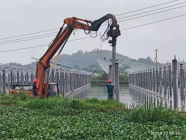 水光伏太陽(yáng)能電站施工 